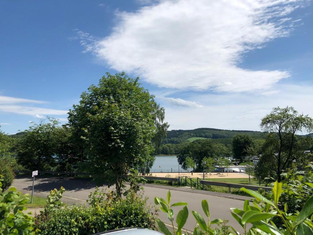 Andinas Fewo - Wunderschoener Ausblick Auf Den See Olpe bei Meschede 外观 照片